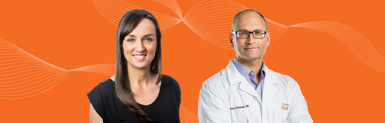 Aleks Gebska and Dr. Friedman