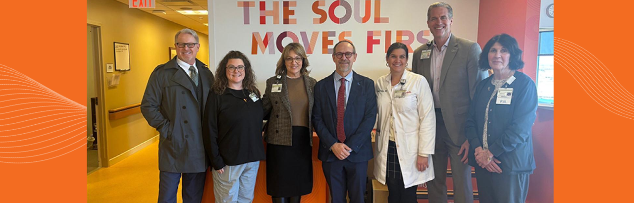 Dr. Pablo Celnik & John Dunkin Visit With Silver Cross Hospital Alliance Team
