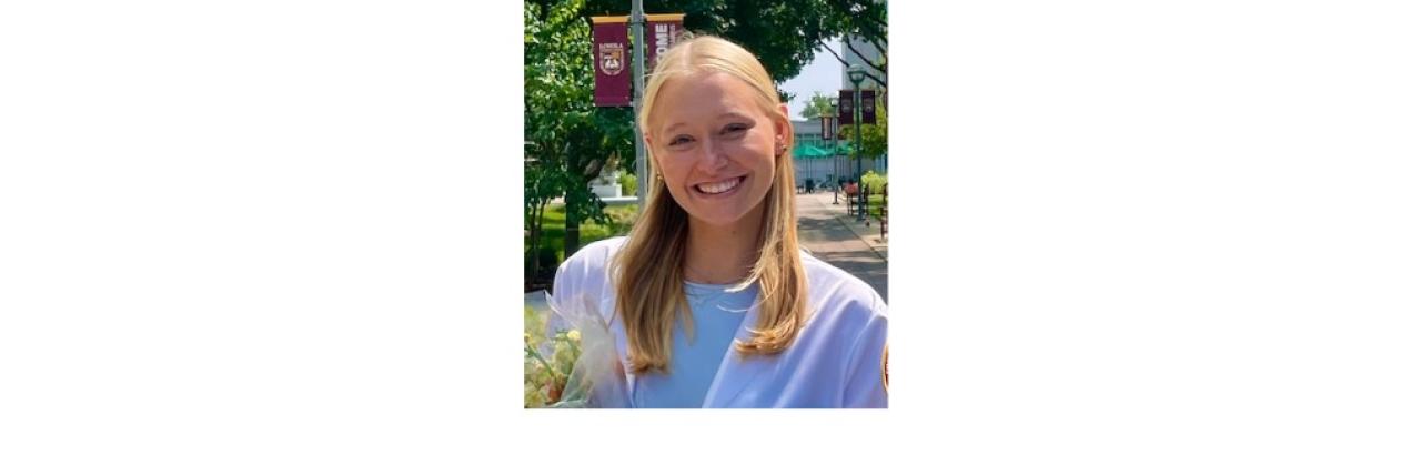 color photo of Meghan Coleman, a young white woman with long blonde hair 