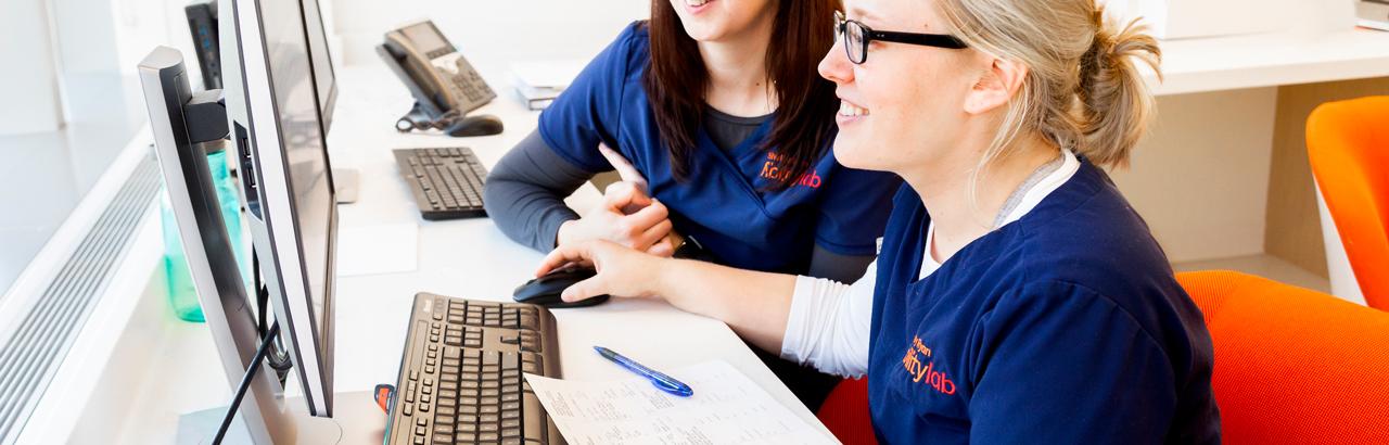 Nurses prepare for a telehealth virtual visit