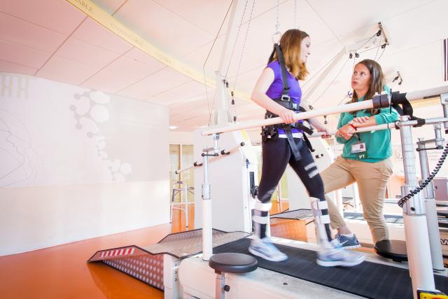 Patient sessions are pain free and fun at the Motion Analysis Center