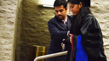 SRAlab Patient Collects Doctorate Three Years After Stroke
