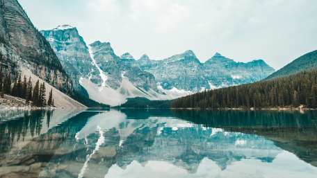 mountains and lakes