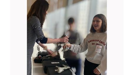 Photos: Dr. Perez & Dr. Oudega Host 6th Graders Learning About STEM Careers