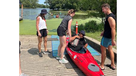 Adaptive Sports & Fitness Co-Hosts “Pedal-Paddle” Kayaking and Biking Event at Skokie Lagoons