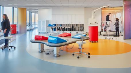 Treatment area at Shirley Ryan AbilityLab