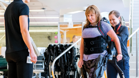 spinal cord injury patient at Shirley Ryan AbilityLab