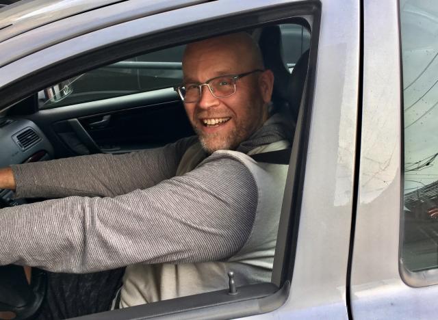 Jim Osborn Behind the Wheel Post Stroke