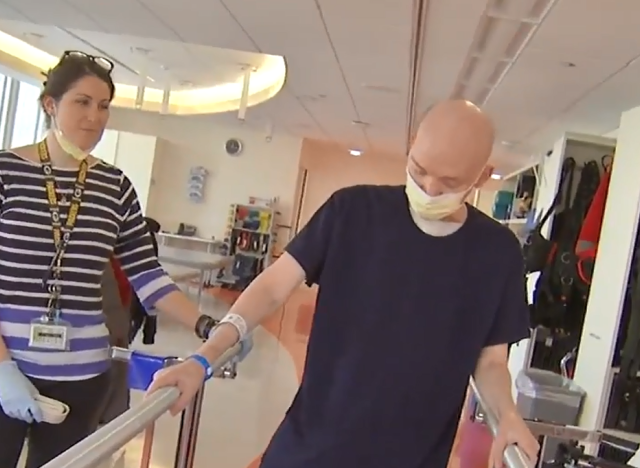  Patrick Halko recovers in our Strength and Endurance Lab