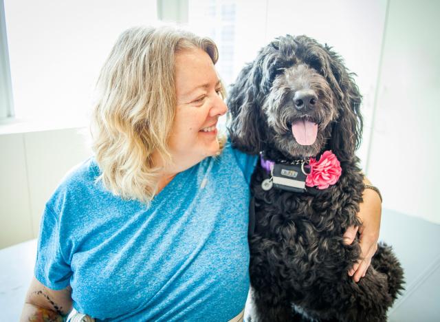 Emily and Georgia the Therapy Dog