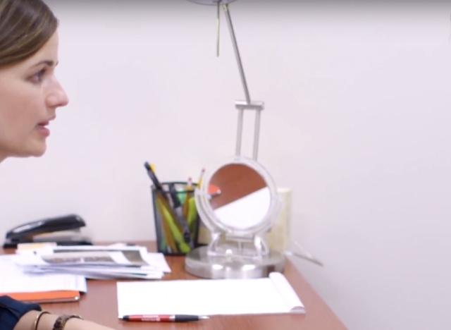 Patient participates in our intensive aphasia program
