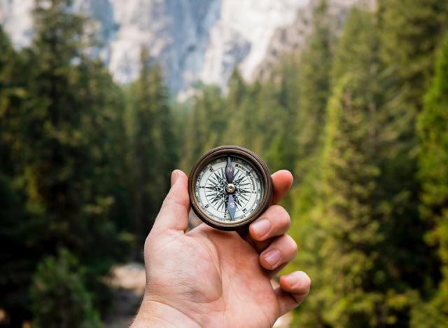 compass hiking