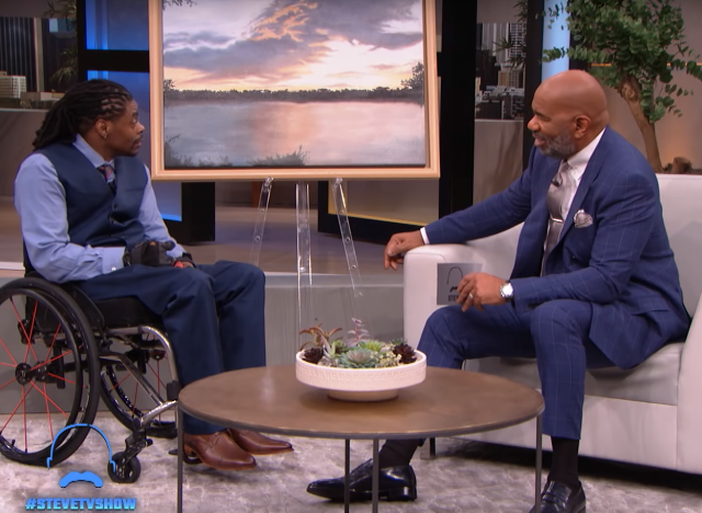 Antonio Davis on the Steve Harvey show