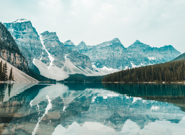 mountains and lakes