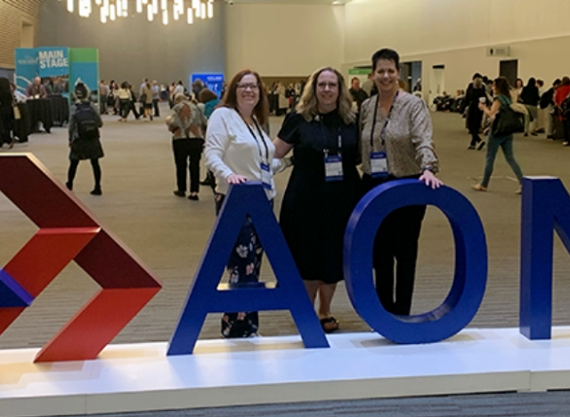 American Organization for Nursing Leadership Conference Award