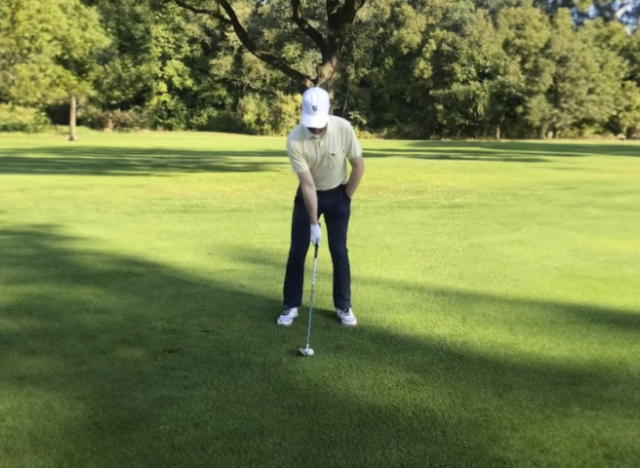 Henry golfing