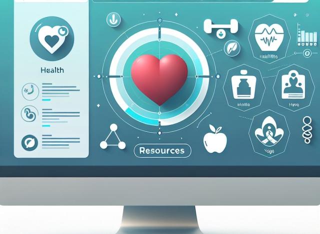 computer with health information