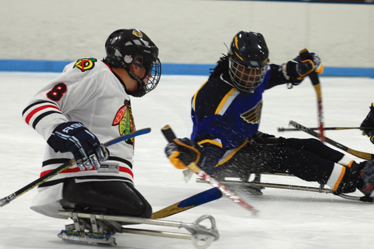Shirley Ryan AbilityLab Blackhawks Sled Hockey