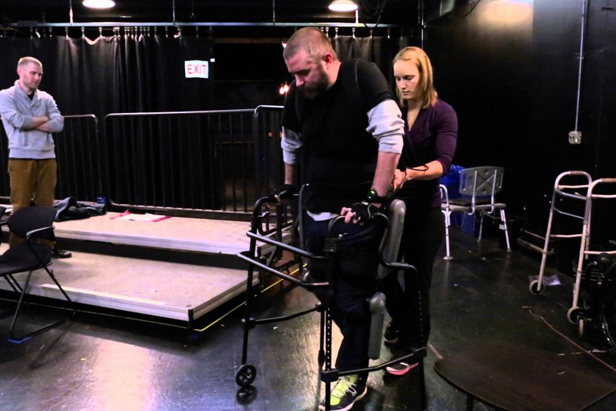 Michael Patrick Thornton uses ReWalk for Richard the Third