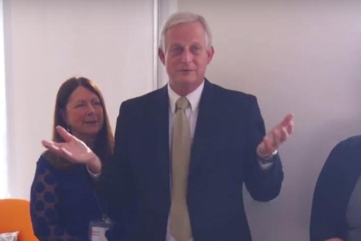 Dr. Sliwa with Monica Rho