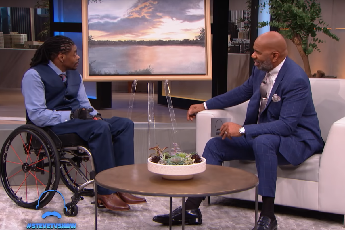Antonio Davis on the Steve Harvey show