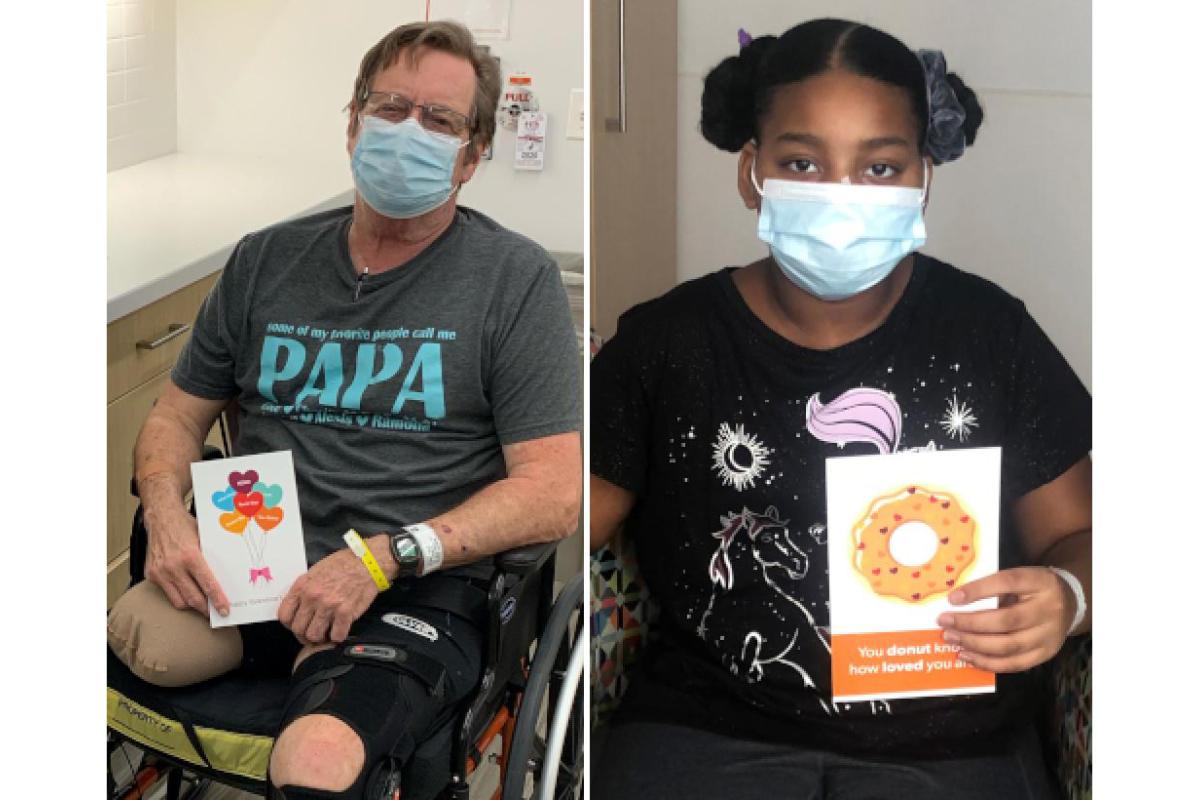 "Hearts of Hope" Valentines Bring Smiles to Patients' Faces