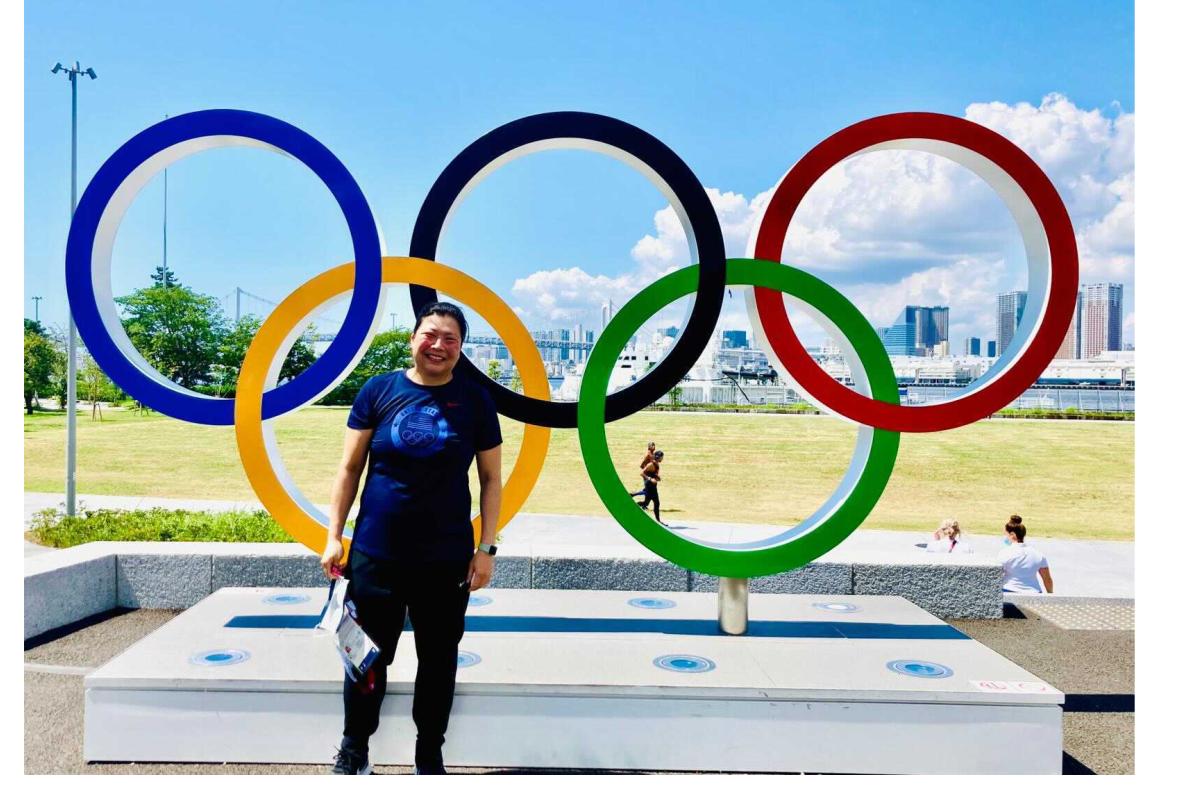 Dr. Rho at the 2021 Tokyo Olympics