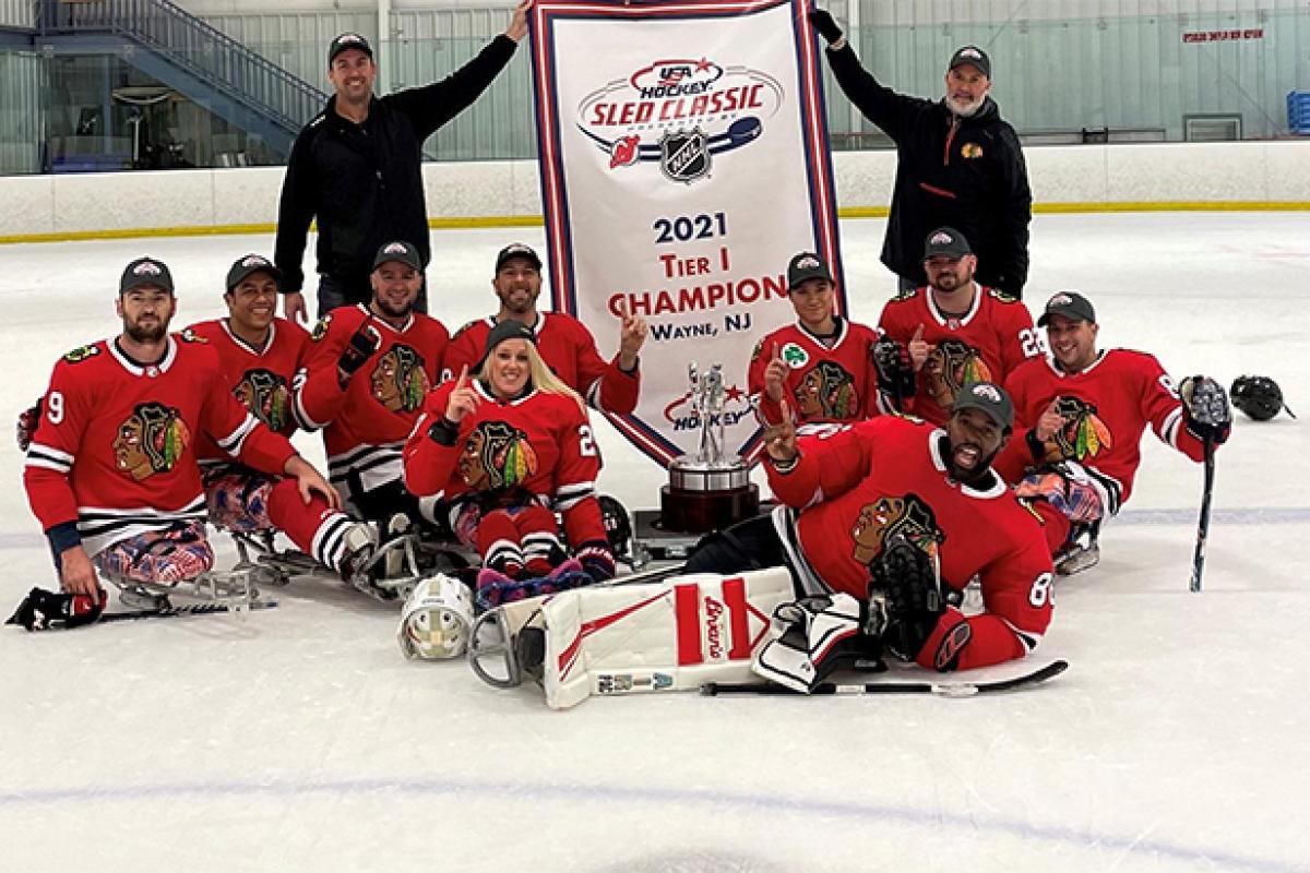SRALab sled hockey team