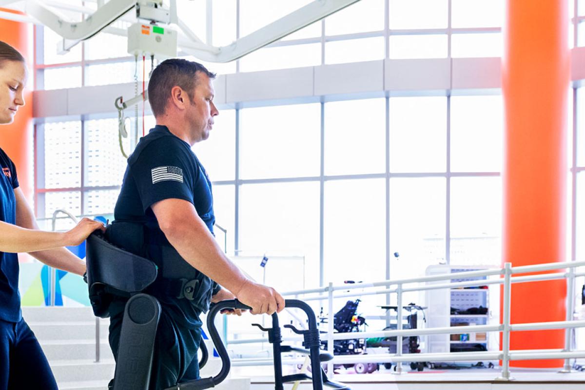 Patient receiving therapy