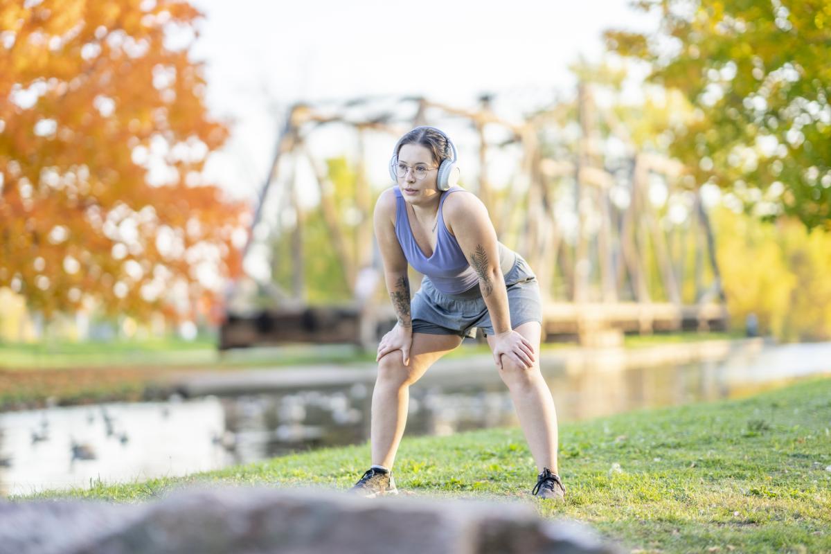 Woman Exercising