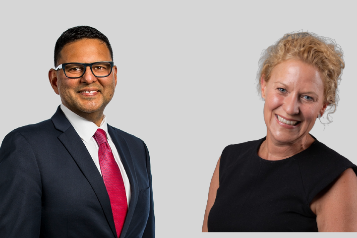 Marcos DeLeon and Karen Paciero