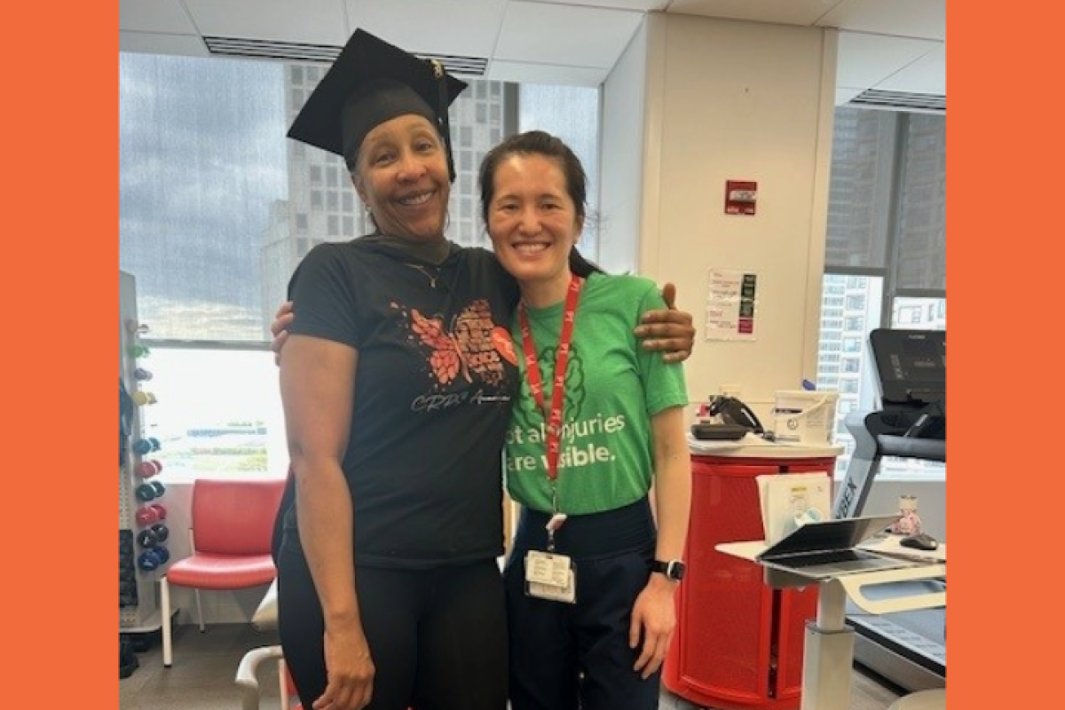 Cassandra and physical therapist