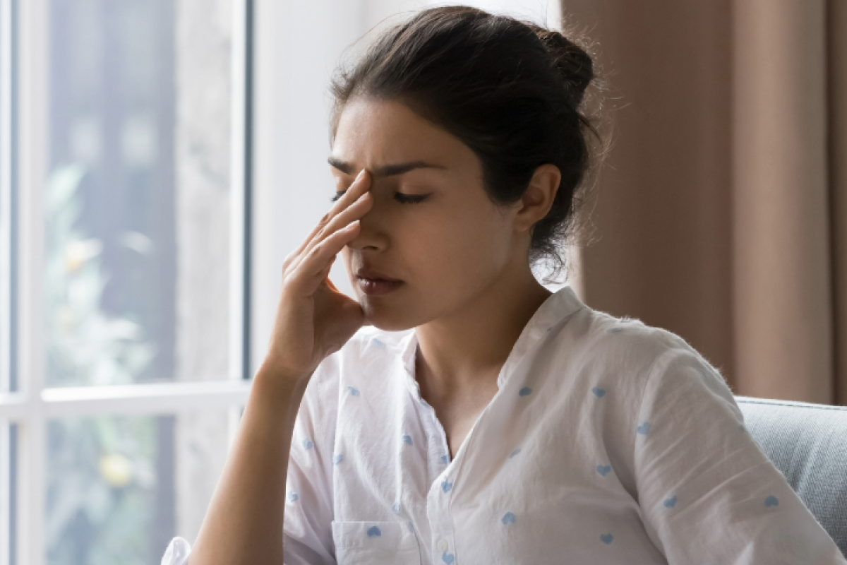 tired woman