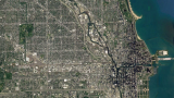 Satellite image of Chicago