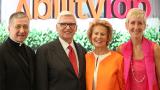 Pat and Shirley Ryan with archbishop Blase J. Cupish, and Joanne C. Smith, MD