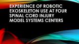 Experience of Robotic Exoskeleton 