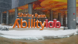AbilityLab Sign with snow