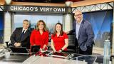 Jessica Curran, DPT, on set at WGN News