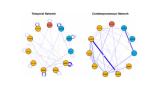 graphic showing temporal and contemporaneous networks