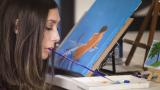 Mouth Painter at Art in Motion