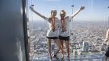 SkyRise Climber Celebrate on SkyDeck