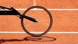 handcycle on a track