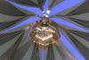 The soft, 3D electronic framework wraps around an organoid like a breathable, high-tech mesh.